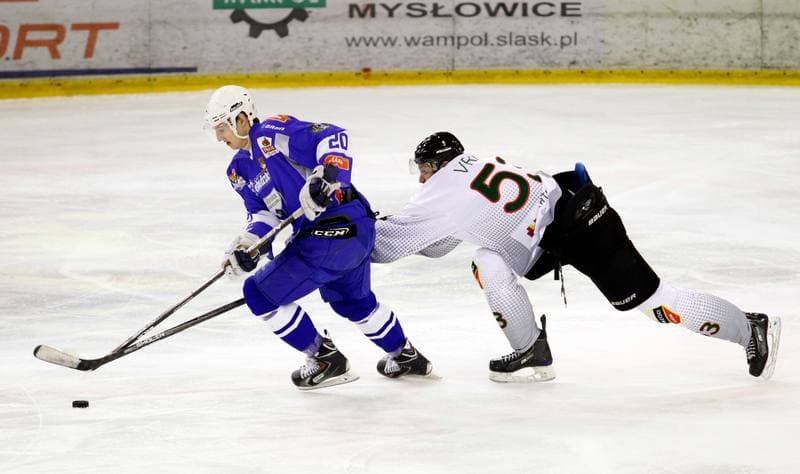 Ice Hockey. Polska Hokej Liga. Naprzod Janow - Unia Oswiecim. 26.10.2014