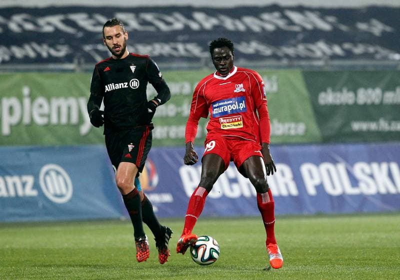 Football. T-Mobile Ekstraklasa. Gornik Zabrze - Podbeskidzie Bielsko Biala. 24.11.2013