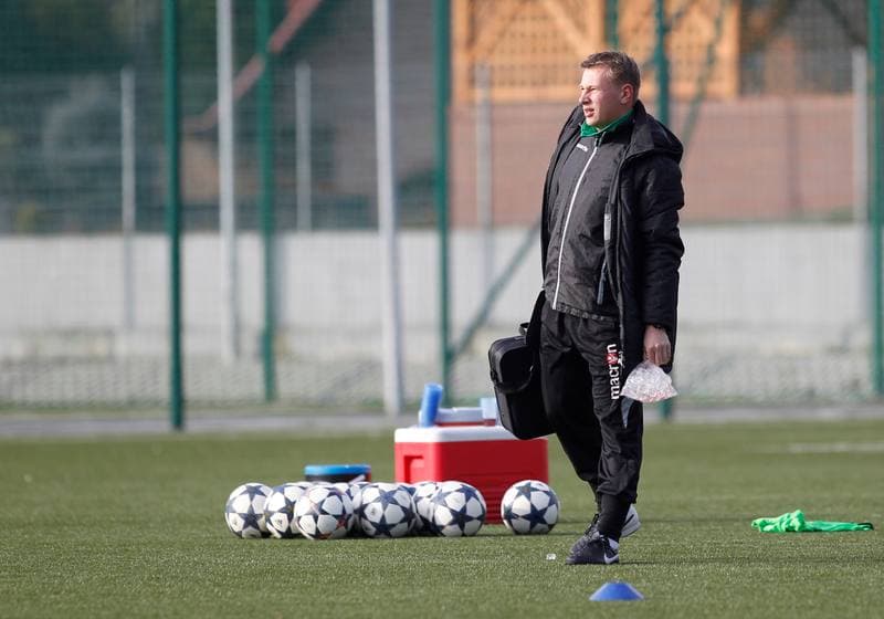 Football. GKS Katowice. Training. 15.01.2015