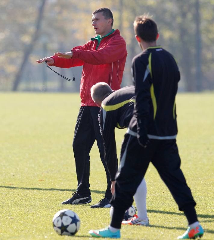 Football. GKS Katowice. Training. 29.10.2014