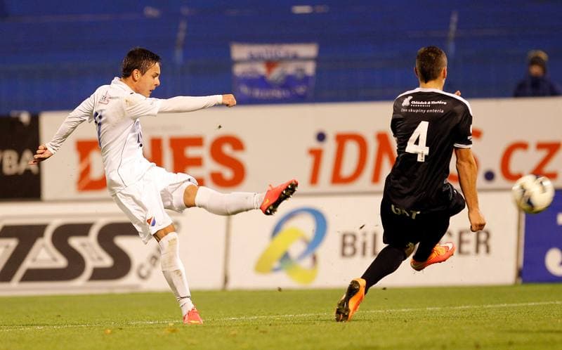 Football. SYNOT LIGA. Banik Ostrava - FC Hradec Kralove. 01.11.2014