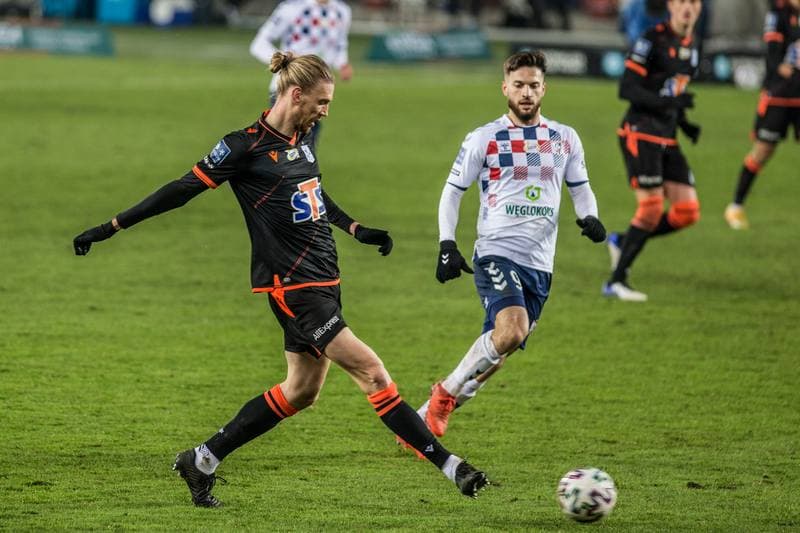 Football. PKO BP Ekstraklasa. Gornik Zabrze - Lech Poznan. 30.01.2021