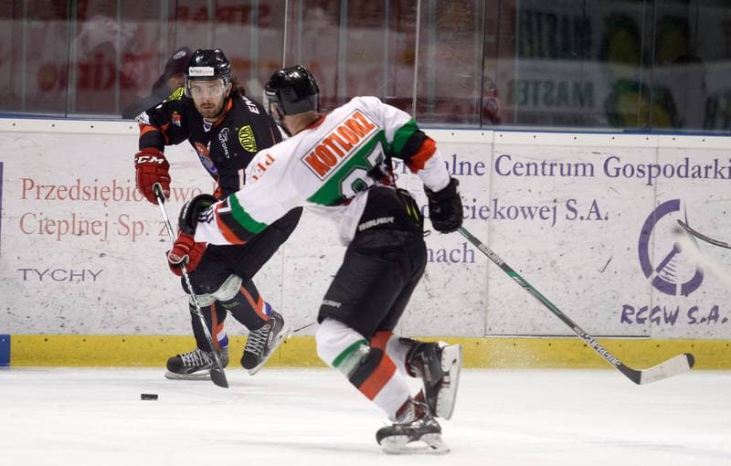 Ice Hockey. Polska Hokej Liga. GKS Tychy - Ciarko KH Sanok. 23.01.2015