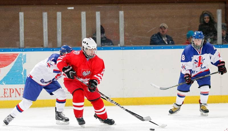 Ice Hockey. U18 Women's World Championship Division I. Poland - Great Britain. 25.01.2015