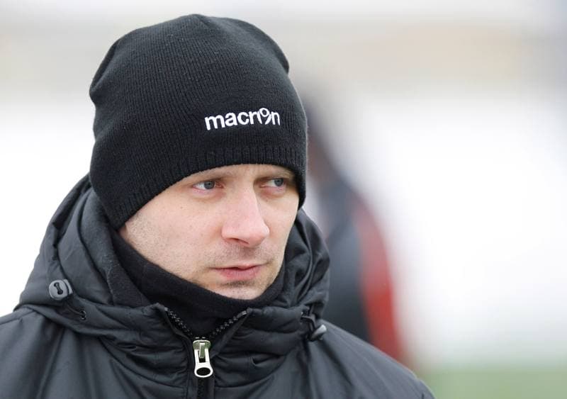 Football. Friendly Match. GKS Katowice - Rakow Czestochowa. 28.01.2015