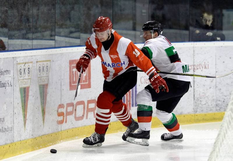 Ice Hockey. Polska Hokej Liga. GKS Tychy - Comarch Cracovia Krakow. 19.01.2014