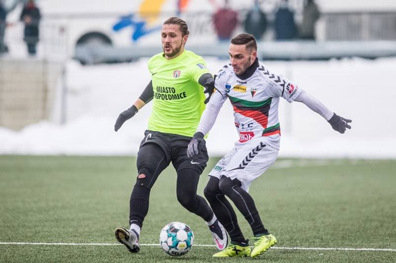 Football. Sparing. GKS Tychy - Puszcza Niepolomice. 13.02.2021