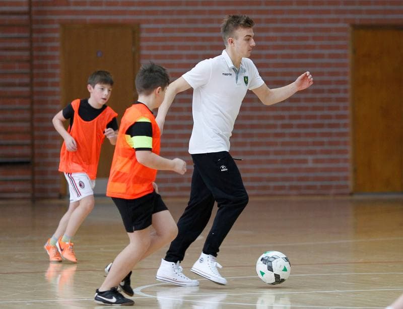 Football. GKS Katowice. Training. 05.02.2015