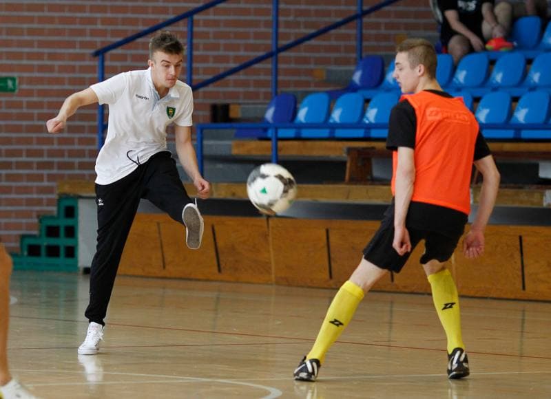 Football. GKS Katowice. Training. 05.02.2015