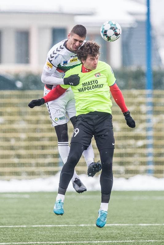 Football. Sparing. GKS Tychy - Puszcza Niepolomice. 13.02.2021