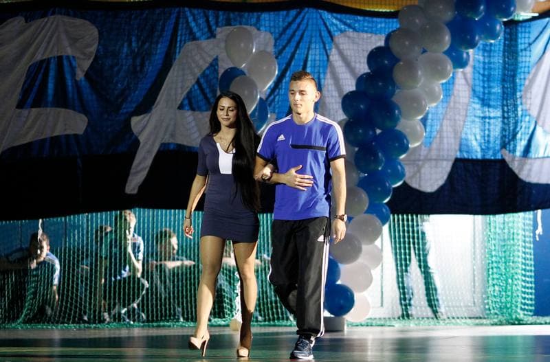 Football. Ruch Chorzow. Team Presentation. 09.02.2015