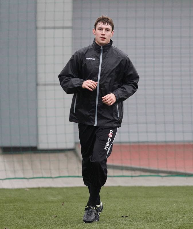 Football. GKS Katowice. Training. 15.01.2015