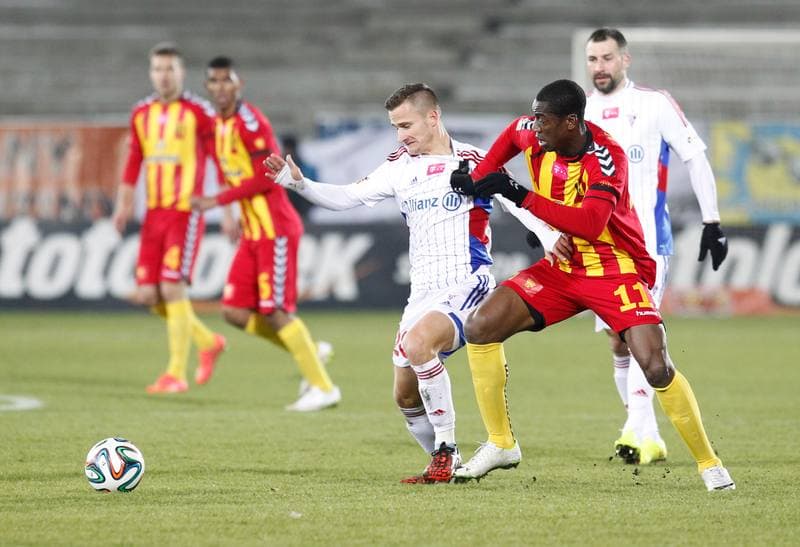Football. T-Mobile Ekstraklasa. Gornik Zabrze - Korona Kielce. 01.03.2014