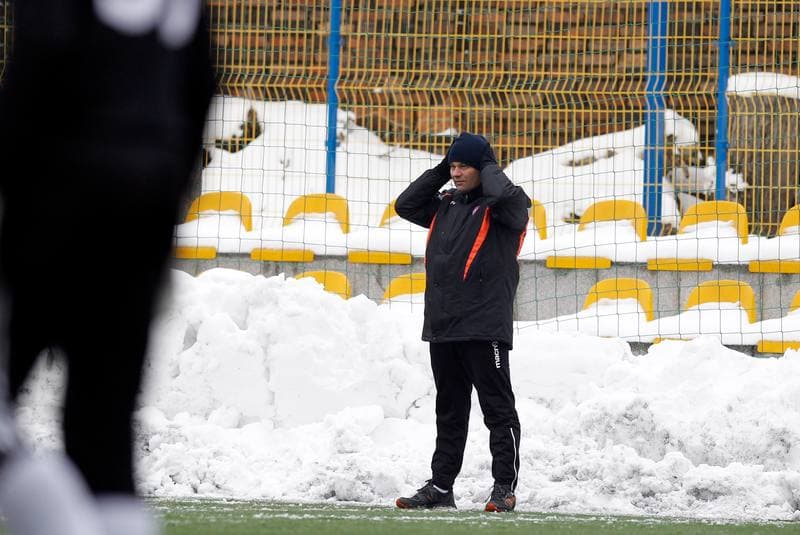 Football. Friendly Match. GKS Katowice - Rakow Czestochowa. 28.01.2015