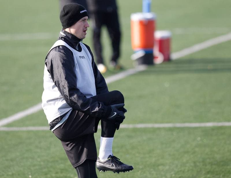 Football. GKS Katowice. Training. 15.01.2015