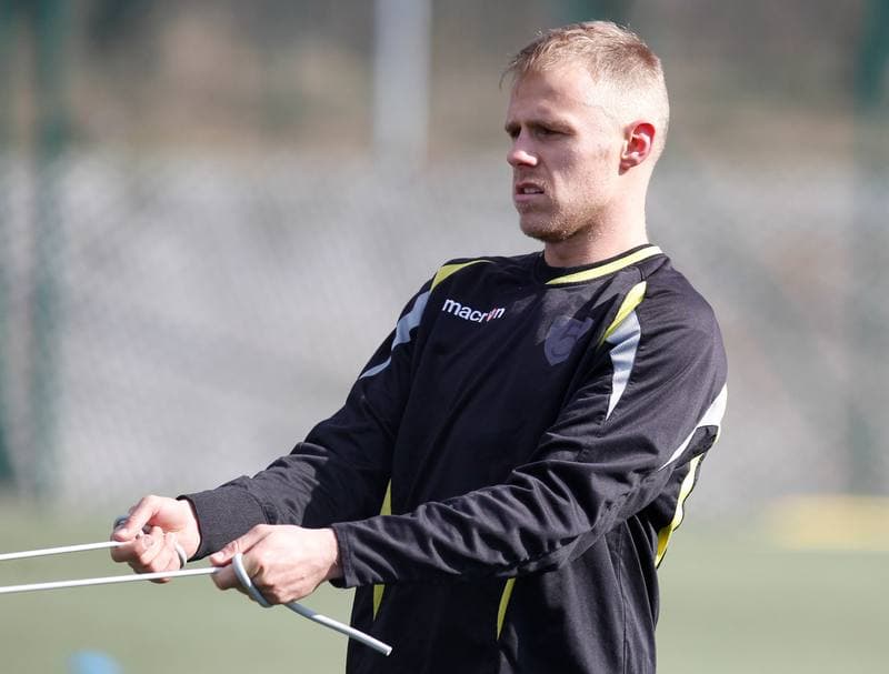 Football. GKS Katowice. Training. 15.01.2015