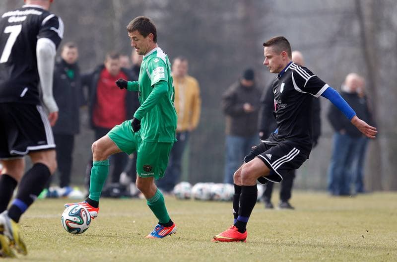 Football. Friendly Match. GKS Katowice - Nadwislan Gora. 28.02.2015