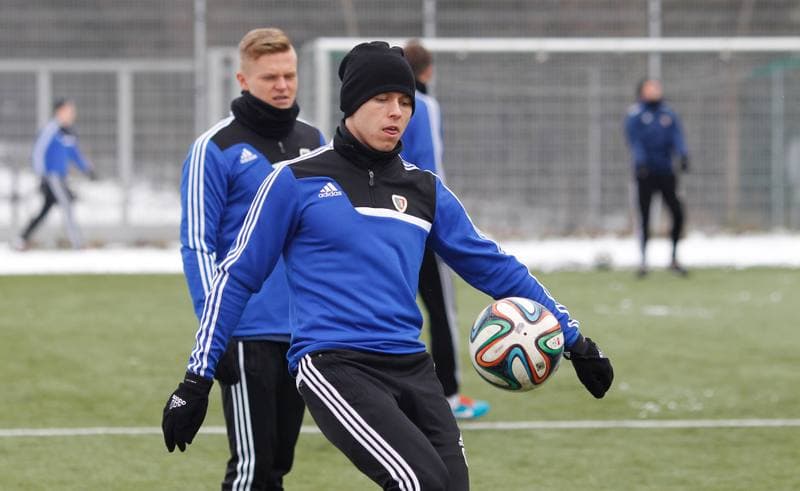 Football. Piast Gliwice. Training. 07.01.2016