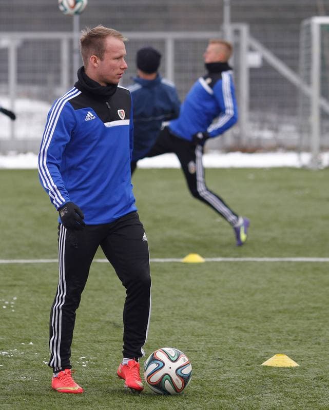 Football. Piast Gliwice. Training. 07.01.2016