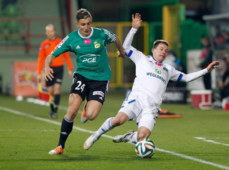 Football. T-Mobile Ekstraklasa. GKS Belchatow - Ruch Chorzow. 16.03.2015