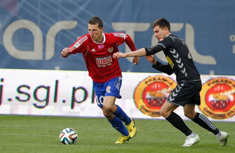 Football. T-Mobile Ekstraklasa. Piast Gliwice - Korona Kielce. 22.03.2015