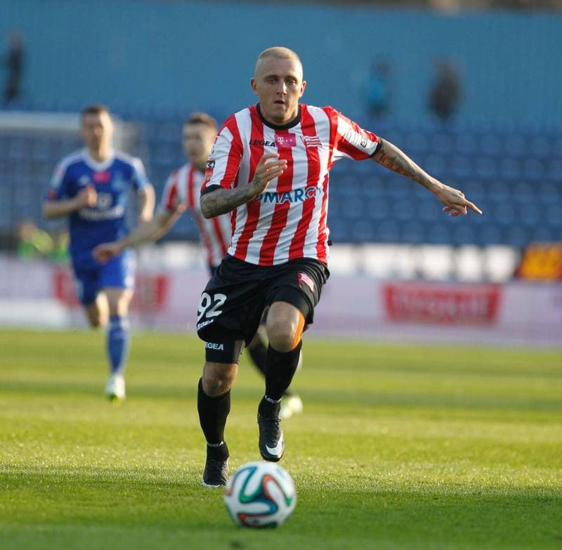 Football. T-Mobile Ekstraklasa. Ruch Chorzow - Cracovia Krakow. 10.04.2015
