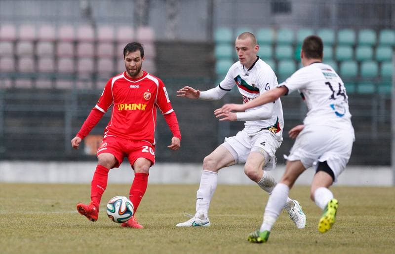 Football. I Liga. GKS Tychy - Widzew Lodz. 14.03.2015