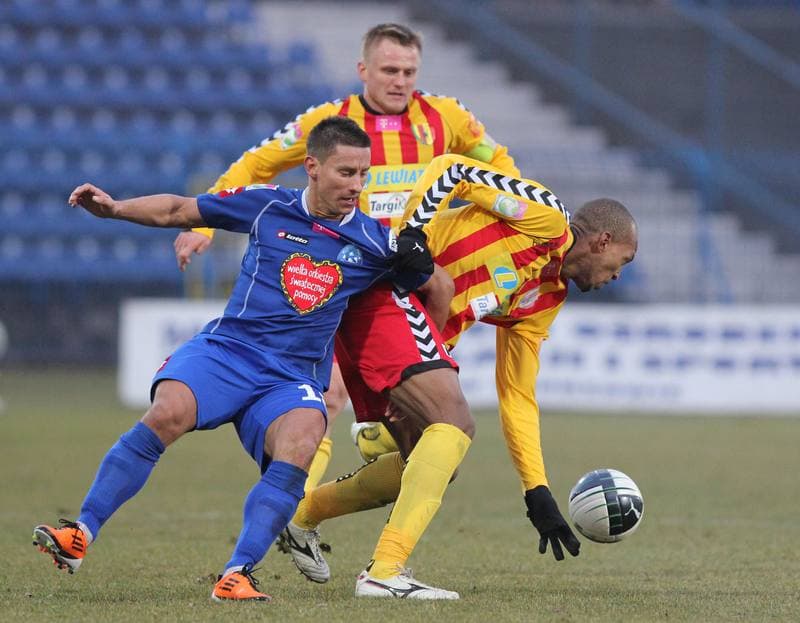 Football. T-Mobile Ekstraklasa. Ruch Chorzow - Korona Kielce. 10.12.2011