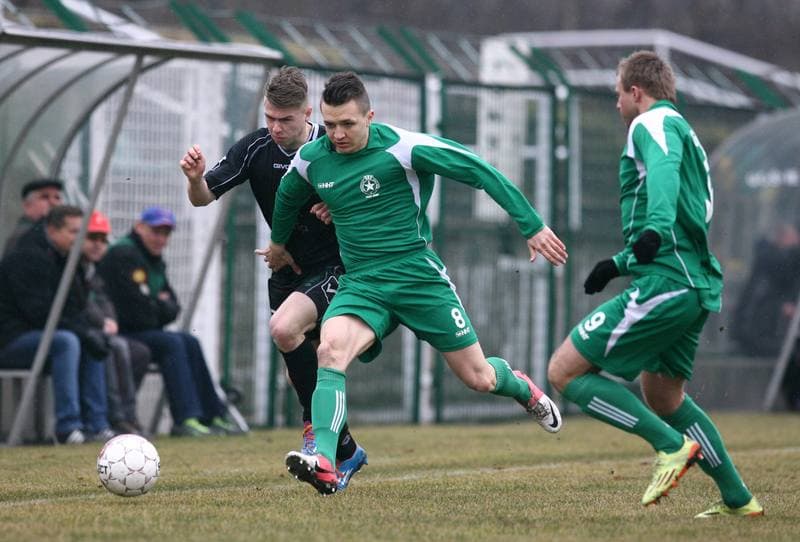 Football. III Liga. Grunwald Ruda Slaska - Gornik Wesola. 14.03.2015