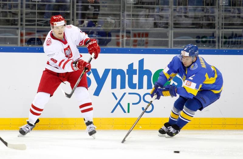 Ice Hockey. IIHF World Championship Division 1A. Poland - Ukraine. 22.04.2015