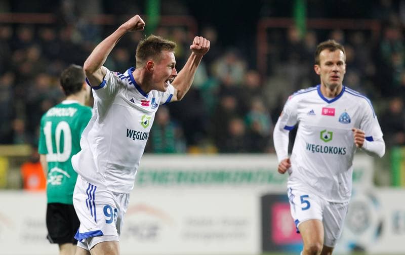 Football. T-Mobile Ekstraklasa. GKS Belchatow - Ruch Chorzow. 16.03.2015