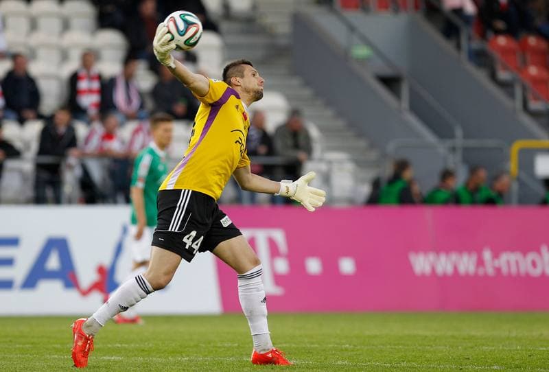 Football. T-Mobile Ekstraklasa. Cracovia Krakow - GKS Belchatow. 10.05.2015