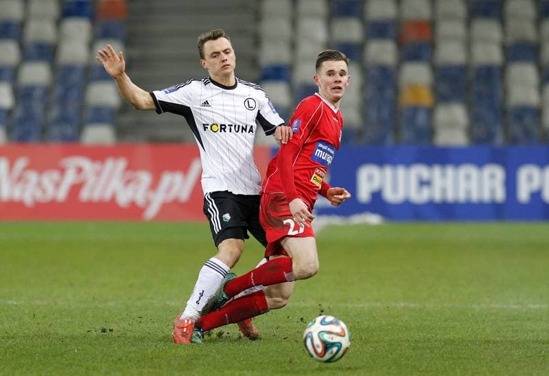 Football. T-Mobile Ekstraklasa. Podbeskidzie Bielsko Biala - Legia Warsaw. 01.12.2013