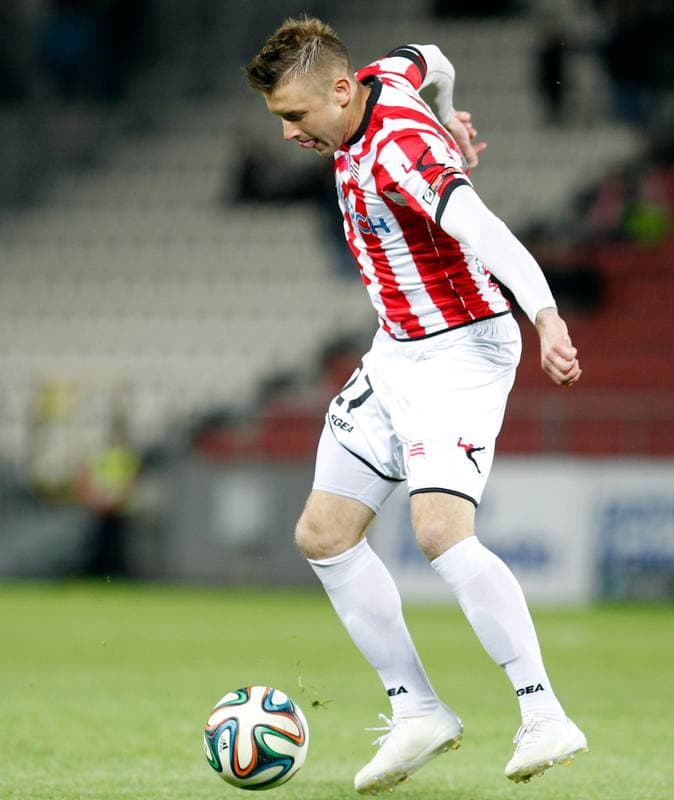 Football. T-Mobile Ekstraklasa. Cracovia Krakow - Korona Kielce. 22.05.2015