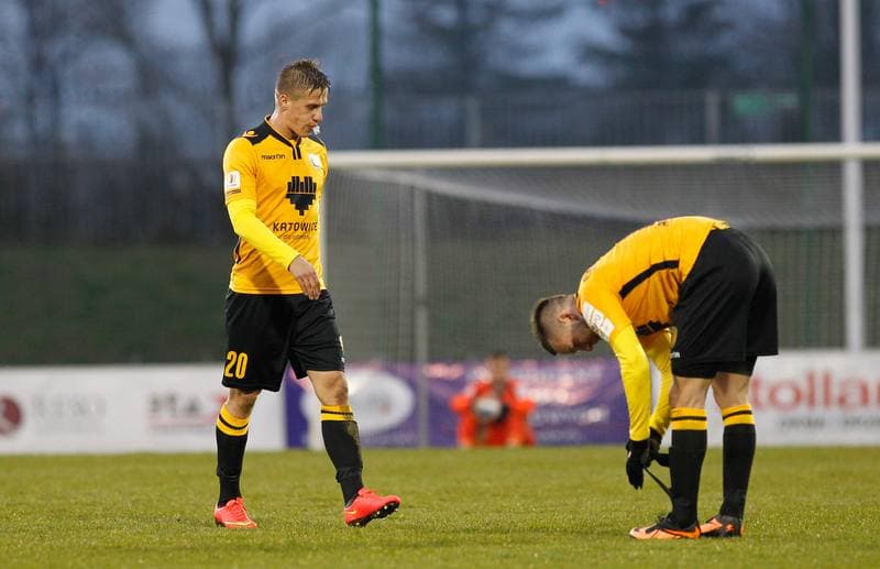 Football. I Liga. Wigry Suwalki - GKS Katowice. 04.04.2015