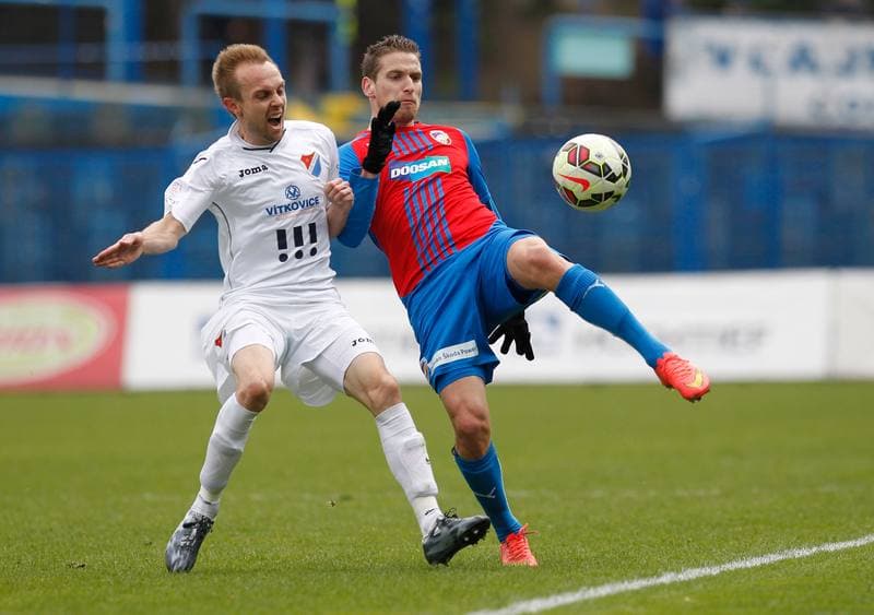 Football. SYNOT Liga. Banik Ostrava - Viktoria Plzen. 05.04.2015