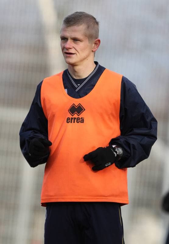Football. Piast Gliwice. Training. 20.12.2010