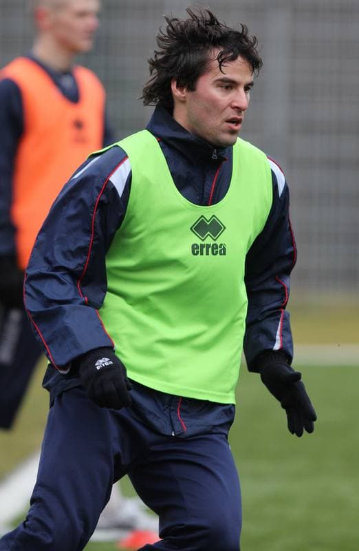 Football. Piast Gliwice. Training. 20.12.2010