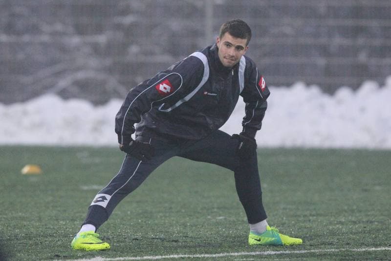 Football. Ruch Chorzow. Training. 17.01.2012
