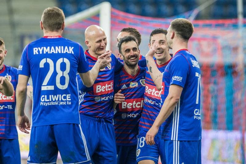 Football. PKO BP Ekstraklasa. Piast Gliwice - Gornik Zabrze. 12.04.2021
