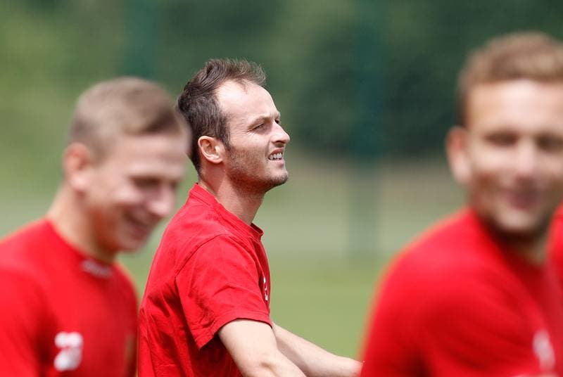 Football. Zaglebie Sosnowiec. Training. 25.06.2015