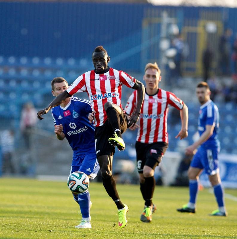 Football. T-Mobile Ekstraklasa. Ruch Chorzow - Cracovia Krakow. 10.04.2015