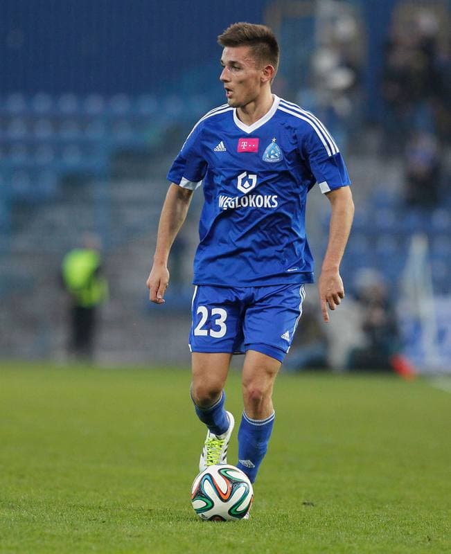 Football. T-Mobile Ekstraklasa. Ruch Chorzow - Cracovia Krakow. 10.04.2015