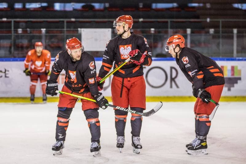 Ice Hockey. Poland national team. Training. 15.04.2021