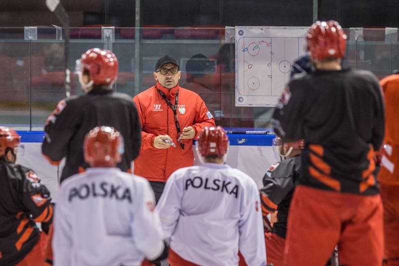 Ice Hockey. Poland national team. Training. 15.04.2021