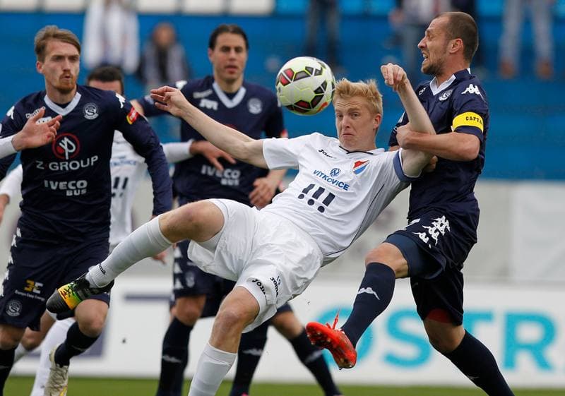Football. FACR Cup. Banik Ostrava - 1. FC Slovacko. 08.10.2014