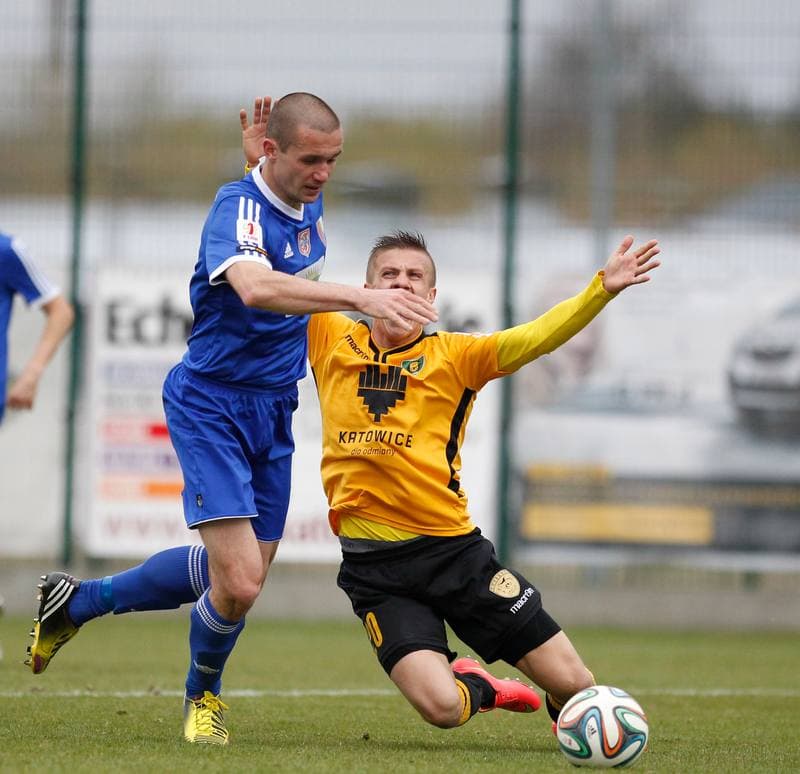 Football. I Liga. Pogon Siedlce - GKS Katowice. 19.04.2015