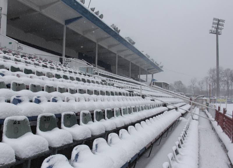 Football. Gornik Zabrze. Training. 17.02.2012