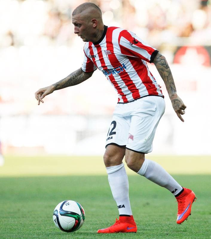 Football. T-Mobile Ekstraklasa. Cracovia Krakow - Piast Gliwice. 13.03.2015