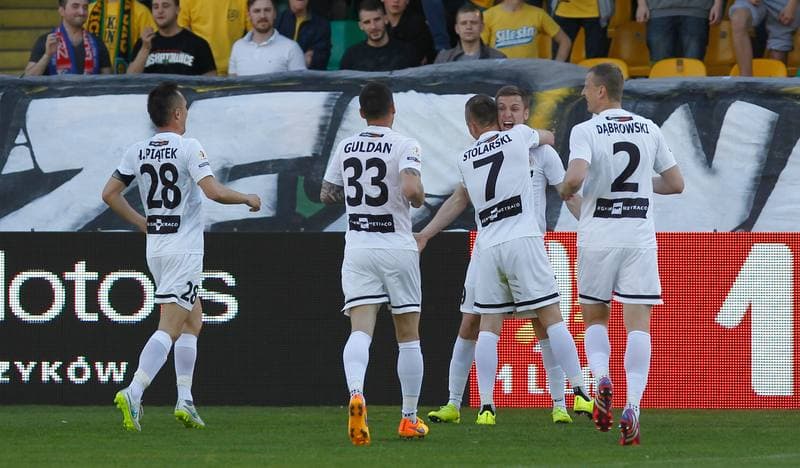 Football. I Liga. GKS Katowice - Zaglebie Lubin. 25.04.2015